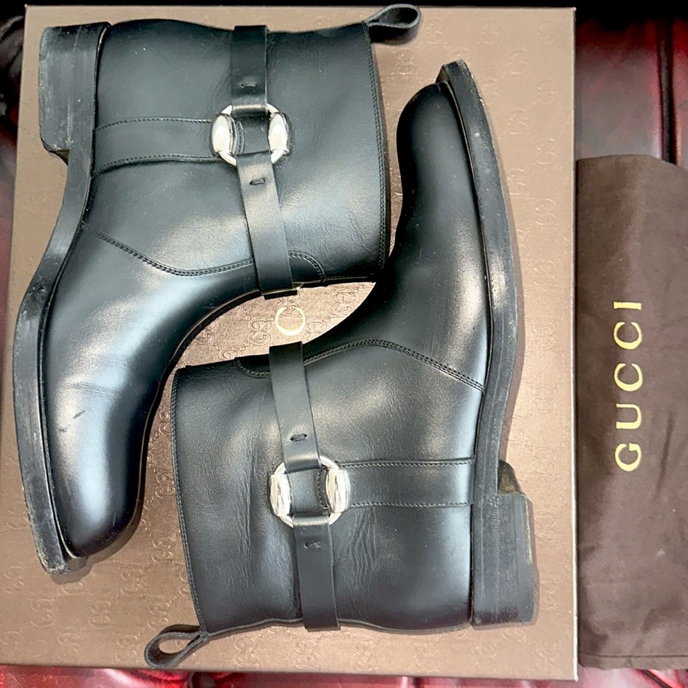 GUCCI ANKLE BOOTS BLACK